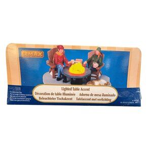 Lemax "Around The Fire" Village Collection 2010 Light Up Battery Operated